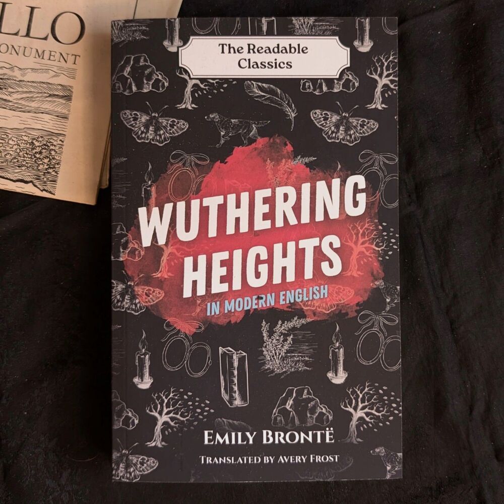 Wuthering Heights in Modern English Book Emily Bronte Avery Frost